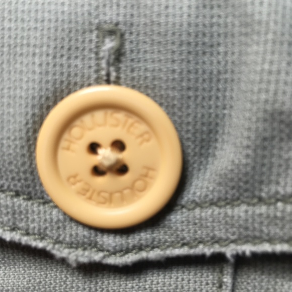 Olive Green Hollister Jacket Small - Picture 4 of 6